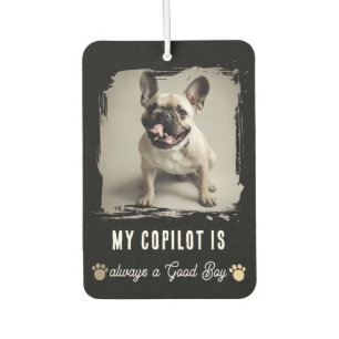 Pet Photo Funny Selfie Goodboy Car Air Freshener