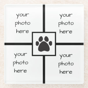 Pet Photo Glass Coaster