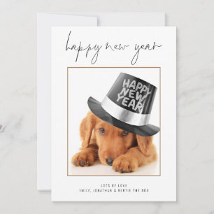 Pet Photo Happy New Year 2026 Calendar Holiday Card