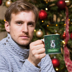 Pet photo holiday gift mug