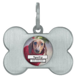 Pet Photo ID Tag