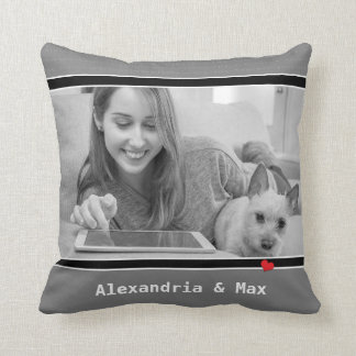 Pet Photo Love My Dog XOXO Cushion