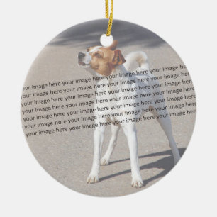  PET Photo ✨ Lovely Custom  Ceramic Ornament