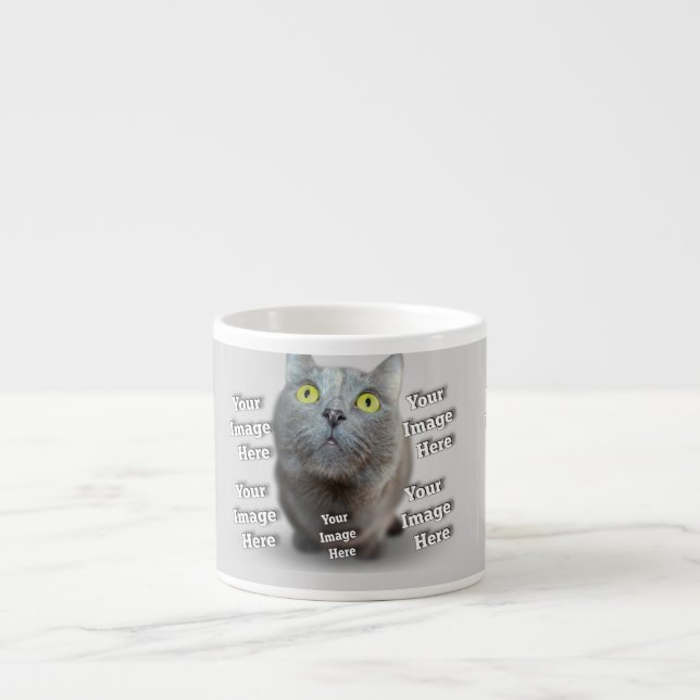  PET Photo ✨ Lovely Custom  Espresso Cup (Front)