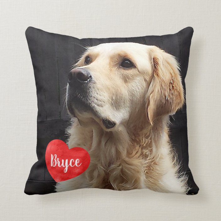 Pet Photo Memorial Add Your Photo Dog Photo Cushion