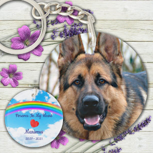 Pet Photo Memorial - Add Your Photo - Dog Photo Key Ring