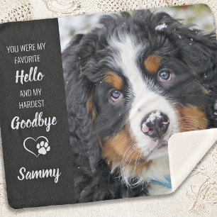 Pet Photo Memorial - Add Your Photo - Dog Photo Sherpa Blanket