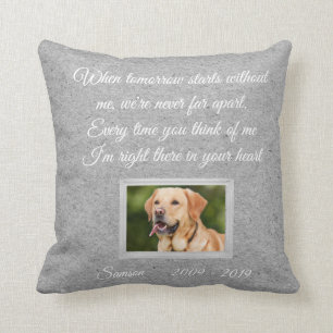 Pet Photo Memorial Customise Dog Cat Photo Cushion