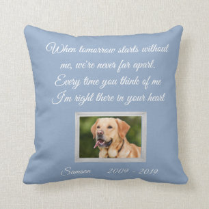 Pet Photo Memorial Customise Dog Cat Photo Cushion
