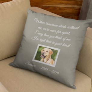 Pet Photo Memorial Customise Dog Cat Photo Cushion