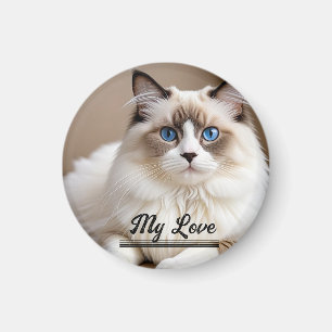 Pet Photo ''My Love'' Personalise Magnet