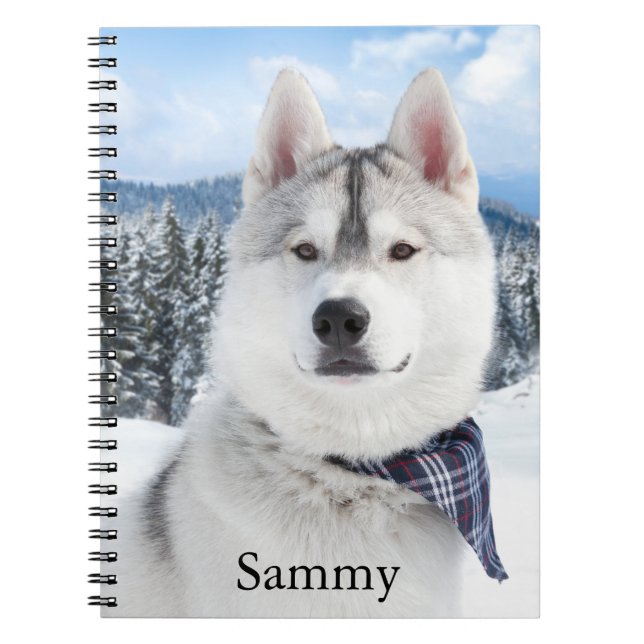 Pet Photo Name  Notebook (Front)