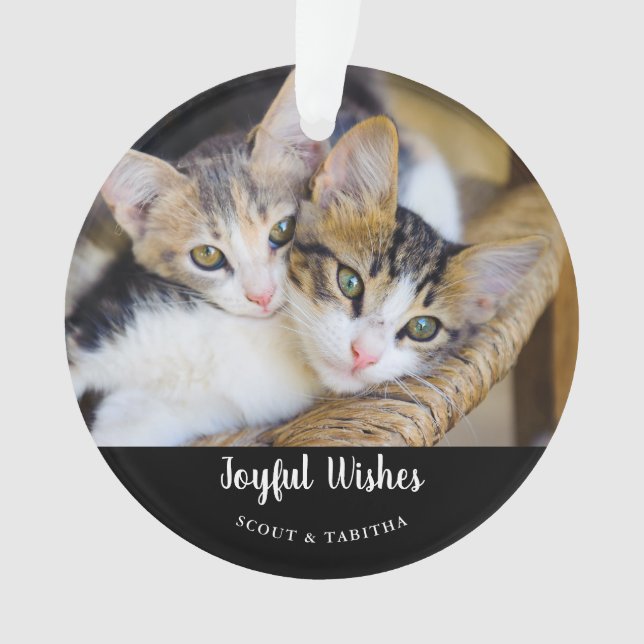 Pet Photo  Ornament (Front)