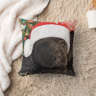 Pet Photo Personalised Dog Lover Merry Christmas   Cushion