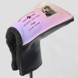 Pet Photo Rainbow Bridge Quote Memorial Golf Head Cover