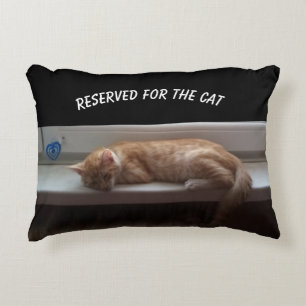 Pet Photo Reserved For The Cat Decorative Cushion