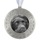 Pet Photo Template Keepsake Christmas Ornament