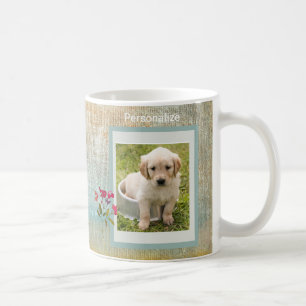 PET PHOTO TEXTURED BACKGROUND COFFEE MUG
