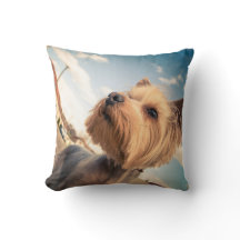 Pet Photo throw pillow