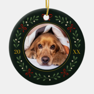 Pet Photo Wreath Ornament