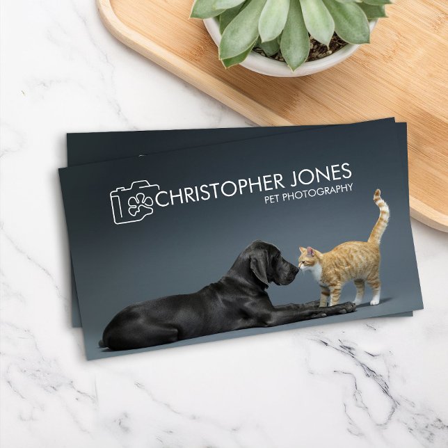 Pet Photographer - Animal Photography Business Card (Creator Uploaded)