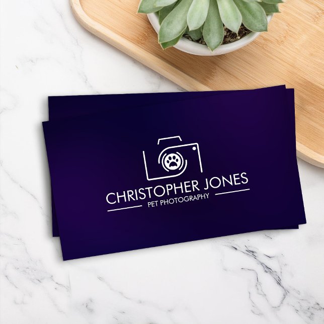 Pet Photographer - Animal Photography Business Card (Creator Uploaded)