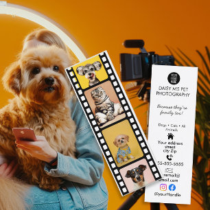 Pet Photographer Film Strip Business Card