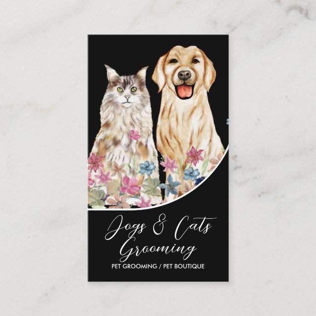 Pet Photography Mini Sessions Business Card (Front)
