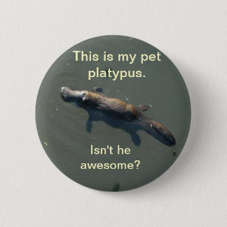 Pet Platypus Button