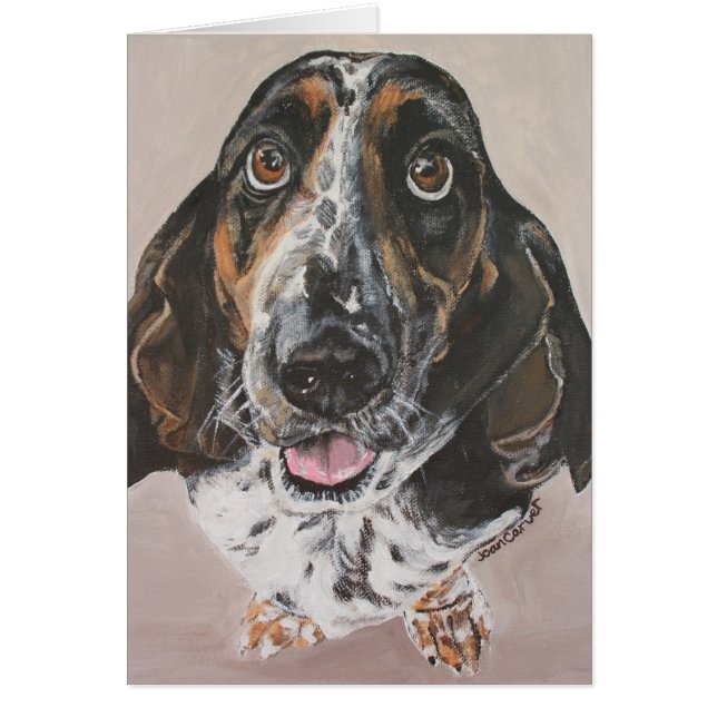 Pet Portrait - Basset Hound (Front)