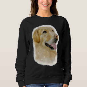 Pet Portrait Golden Labrador Or Golden Retriever L Sweatshirt