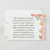 Pet Rescue Appreciation supporters