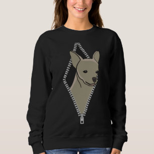 Pet Rescue Chihuahua Shelter Dog Zipper Sweatshirt