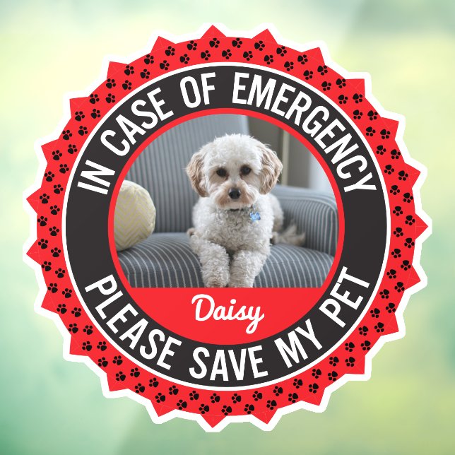 Pet Safety Alert Custom First Responder (Sheet 3)