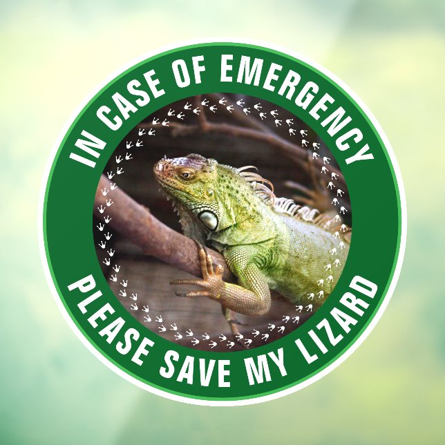 Pet Safety Alert Custom Reptile First Responder (Sheet 3)