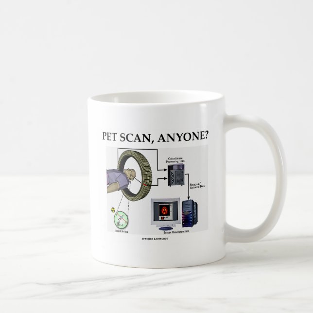PET Scan, Anyone? (Positron Emission Tomography) Coffee Mug (Right)