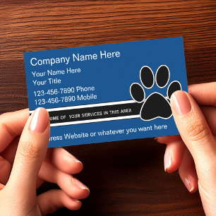 Pet Service Business Cards