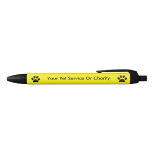 Pet Service Simple Promotional Blue Ink Pen