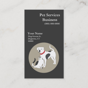 Pet Services Business Card