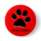 pet shelter, animal rescue, volunteer ID badge,pin