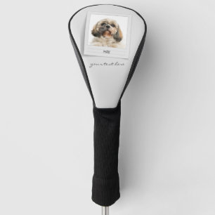 Pet Shih Tzu Photo Frame Personalised Dad Golf Head Cover