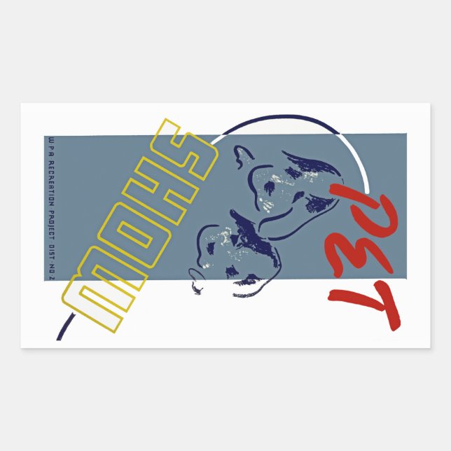 Pet Show Rectangular Sticker (Front)