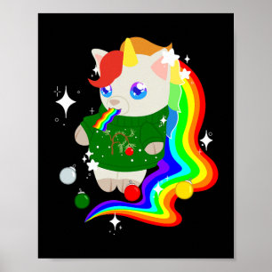 Pet Show Unicorn Christmas Edition Poster