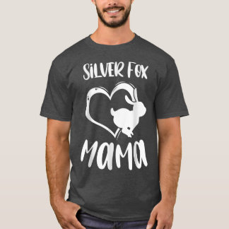 Pet Silver Fox Mama Rabbit Owner Mother Women Girl T-Shirt