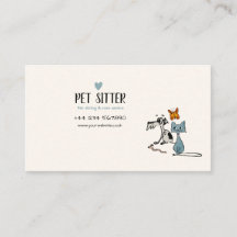 Pet Sitter Business Card