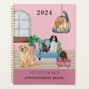 Pet Sitter Business Office Appointment Diary Planner