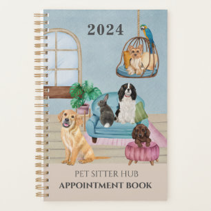 Pet Sitter Business Office Appointment Diary Planner