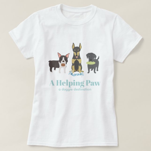 Pet Sitter Business T-Shirt (Design Front)