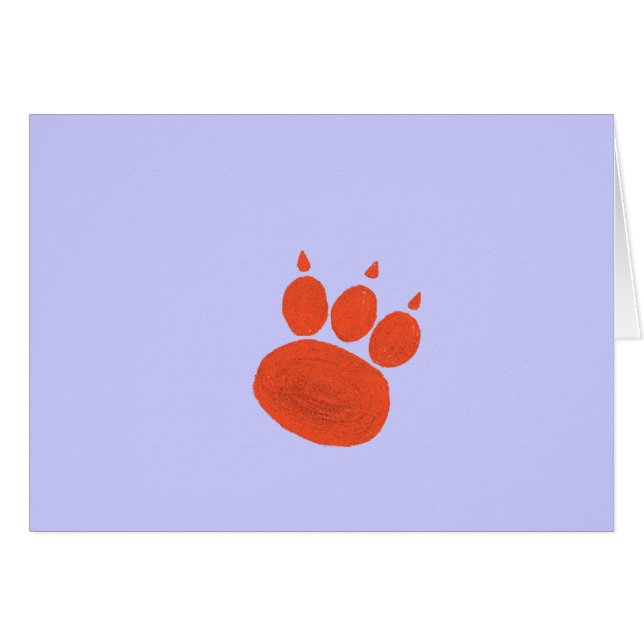 Pet Sitter & Dog Walker Paw Print (Front Horizontal)