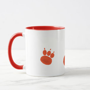 Pet Sitter & Dog Walker Paw Print Mug